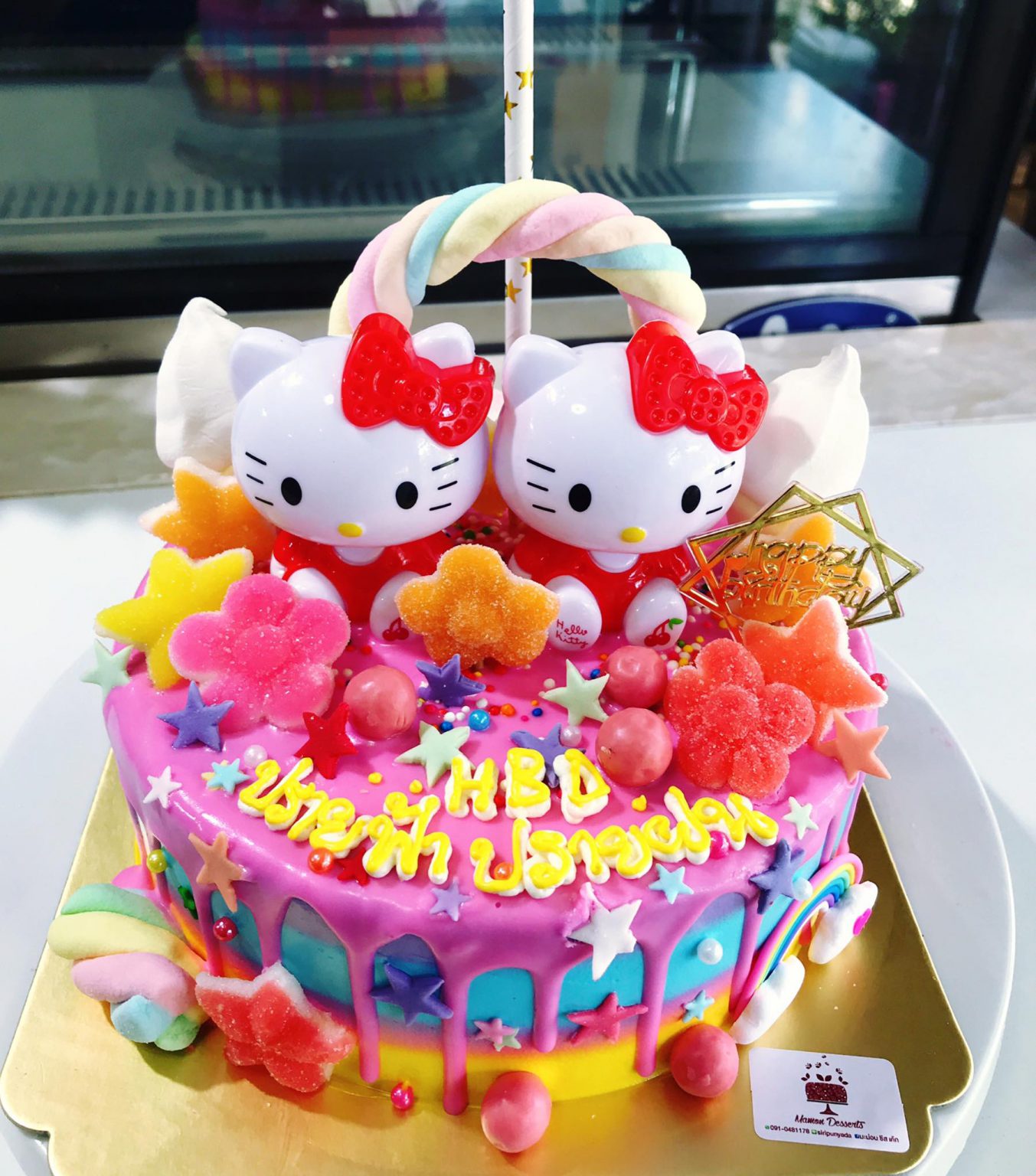 เค้กคิตตี้ การ์ตูน Mamon Desserts