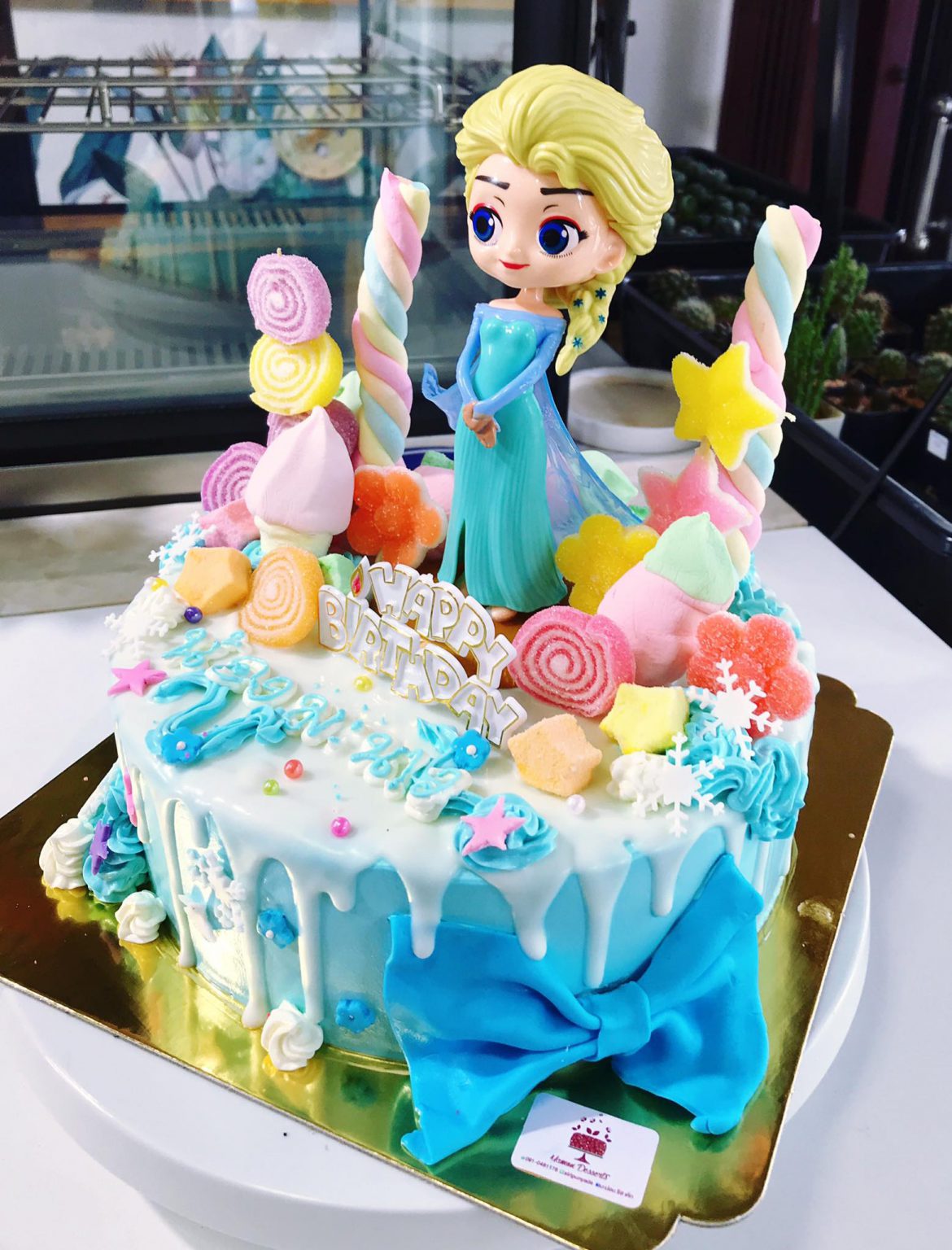 เค้กเอลซ่า การ์ตูน Mamon Desserts