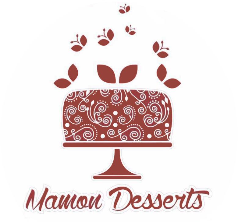 โลโก้ร้าน Mamon Desserts เค้กวันเกิด เบเกอรี่ หาดใหญ่